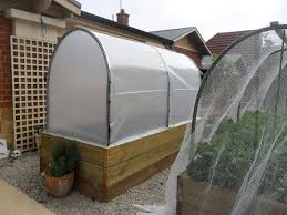 vegetable garden hoop houses