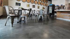 sealed concrete floor at orfila winery