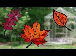 Autumn Stained Glass Craft