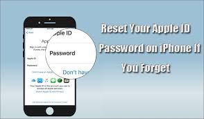 apple id pword on iphone if you forgot