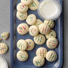I defy you to think of christmas without cookies. Whipped Shortbread Recipe How To Make It Taste Of Home