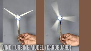 wind turbine model cardboard