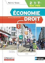 Economie-Droit - 2de/1re/Tle Bac Pro - Livre + licence numérique i-Manuel  2.0 - 9782091654997 | Éditions Nathan