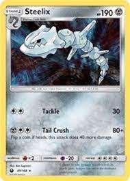 This pokémon is known to dig toward the earth's core. Steelix Sm Celestial Storm Pokemon Online Gaming Store For Cards Miniatures Singles Packs Booster Boxes