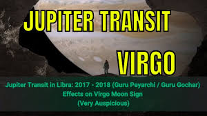 Jupiter Transit In 2017 2018 For Virgo Kanya Rashi Guru Gochar Peyarchi Moon Sign Predictions