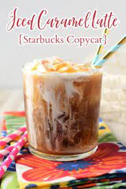 iced caramel latte starbucks copycat