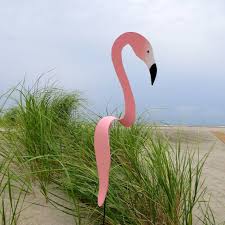 One Flamingo Swirling Bird In Three
