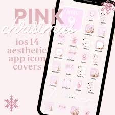 Pink Ios 14 App Icon Covers