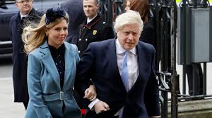 She took his last name of johnson. Reports Boris Johnson Fiancee Carrie Symonds Wed In London Abc News