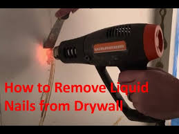 Remove Liquid Nails From Drywall