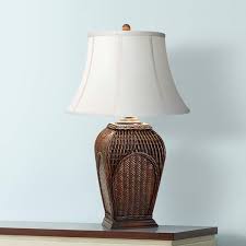 Natural Light Bayside Woven Table Lamp P5248 Lamps Plus