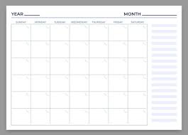 blank calendar grid images browse 8