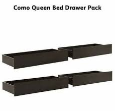 Queen Size 4 Pack Of Under Bed Drawers