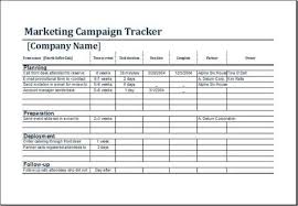 Marketing Campaign Tracker Template404 Marketing
