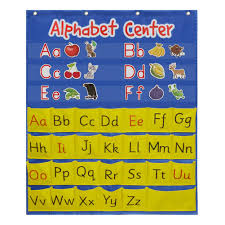 Eamay Alphabet Center Pocket Chart Letter Recognition And Speech 104 Pieces