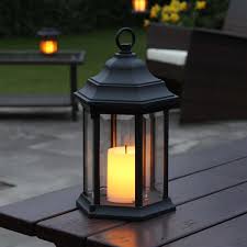 outdoor battery flickering candle