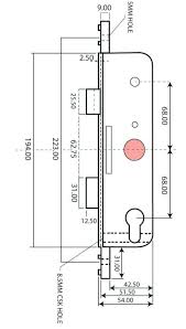 Replacement Door Lock Gearbox Lockmaster