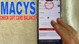 how to check macys gift card balance