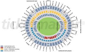 Etihad Stadium Seating Map Afl 2018 Elcho Table