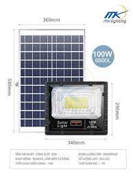 Đèn pha LED năng lượng mặt trời JINDIAN 100W JD-8800L – MK ENERGY