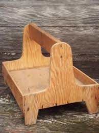 Wood Garden Trug Old Tool Tote Box Or