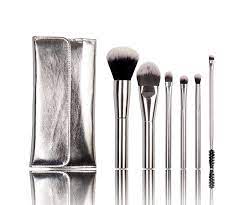 metal handle makeup brush set