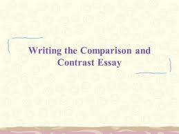 Example Of A Compare And Contrast Essay Two Poems   Docoments Ojazlink SlideShare Compare and Contrast essay outline