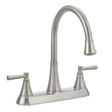 2 handle kitchen faucet with pull down