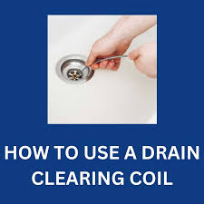 how to use a drain clearing coil tm