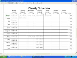 Schedule Format Excel Under Fontanacountryinn Com