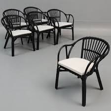 Garden Chairs 6 Pcs Holmsel Rattan