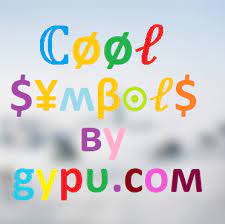 cool symbols and fancy text symbols