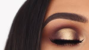 soft glam gold grungy halo eye makeup