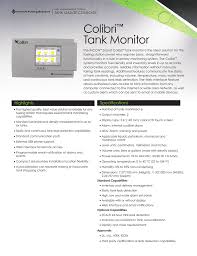 Colibri Tank Monitor Franklin Fueling Systems