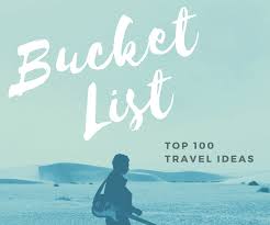 top 100 places to visit bucket list