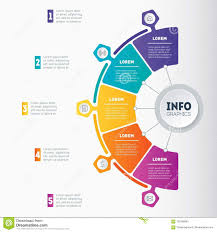 Web Template Of A Circle Info Chart Diagram Or Presentation Ve