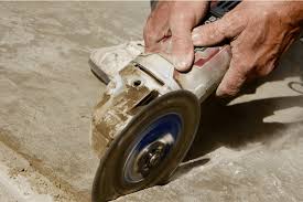 how use a concrete angle grinder onfloor