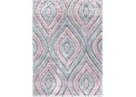 luxus teardrop pink rug range by home