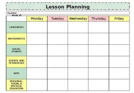Weekly Lesson Plan Template By Jola Blossoms Teachers Pay Teachers