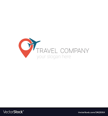 travel agency tourism company vector image