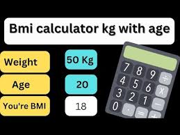 bmi calculator kg with age body m
