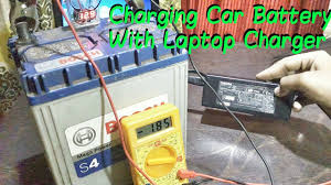 At least 6 hours and up to 24 hours. Charge Your Car Battery With Laptop Charger Youtube