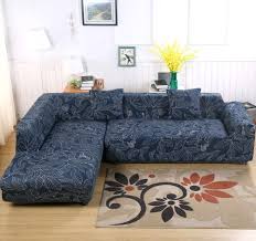 stretch sectional couch covers 2 pieces