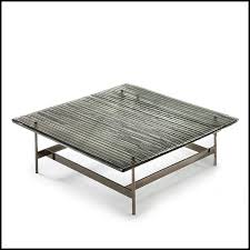 Coffee Table 146 Lines Glass Top