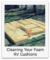 cleaning your foam rv cushions walnut