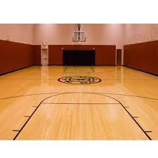 msg maple wooden basketball court for