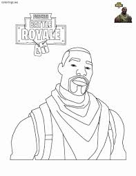 Fortnite Commando Coloring Page Fortnite Coloring Pages Free