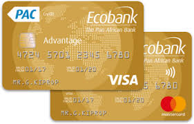 Choose which account management options are right for you. Ecobank Credit Cards