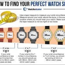Which is the preferred case material? How To Find Your Perfect Watch Size Visual Ly