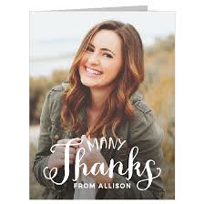 Graduation Thank You Cards Match Your Color Style Free Basic